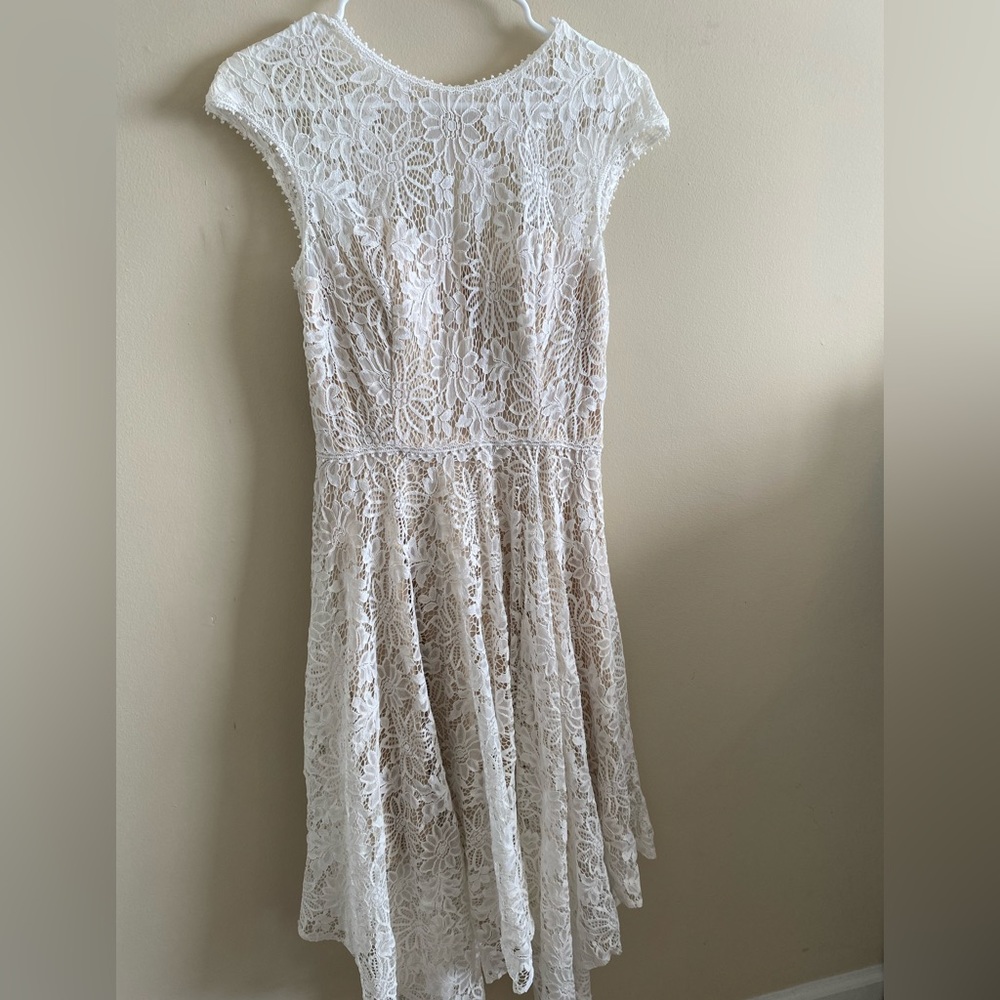 DB Studios White Lace Dress